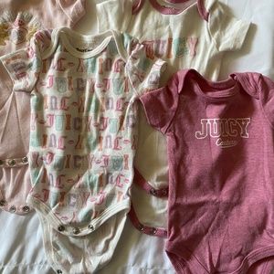 Juicy Couture baby Onesies
